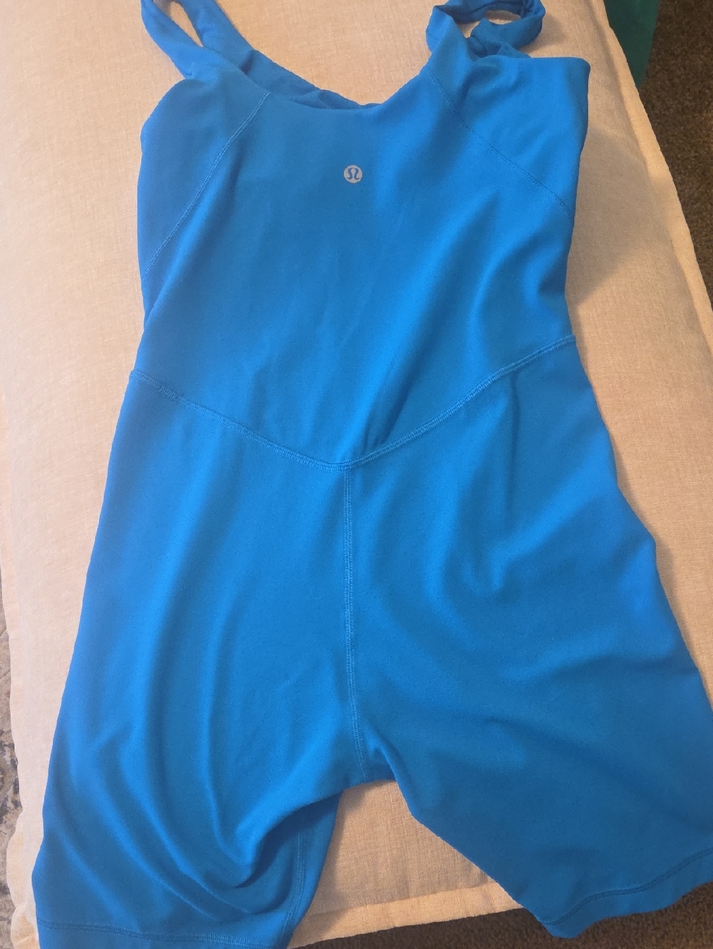 lululemon athletica Electric Blue Athletic Jumpsuit Romper